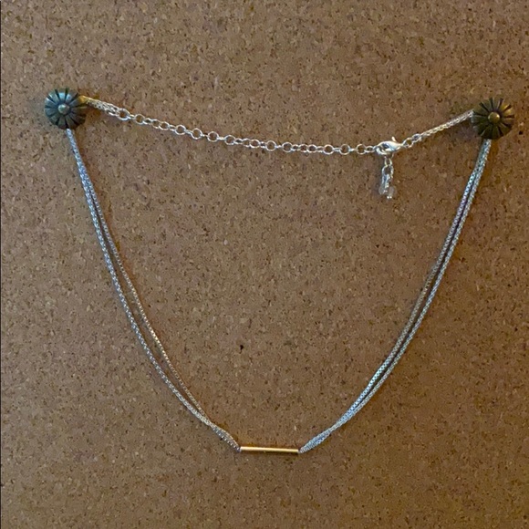 Lucky Brand choker necklace silver - Picture 1 of 1